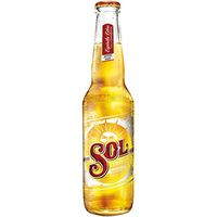 Cerveza mexicana SOL, botellín 33 cl