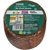 Queso curado de oveja EROSKI, pieza 1,025 kg