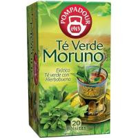 Té verde moruno POMPADOUR, caja 20 sobres