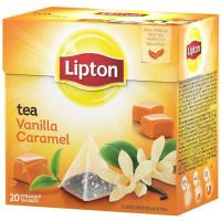 Té de vainilla-caramelo LIPTON, caja 20 sobres