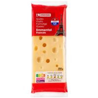 Queso Emmental EROSKI, taco 250 g