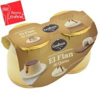 Flan de queso GOSHUA, pack 2x125 g