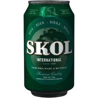 Cerveza SKOL, lata 33 cl