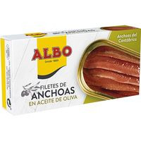 Anchoa en aceite de oliva ALBO, lata 29 g