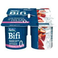 Bifi Activium 0% con fresas KAIKU, pack 4x125 g