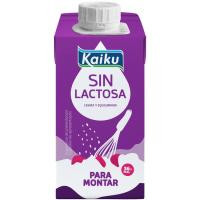 Nata para montar sin lactosa KAIKU, brik 200 ml