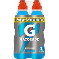 Bebida para deportistas GATORADE Cool Blue, pack 4x50 cl