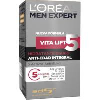 Hidratante diario antiedad L`OREAL MEN EXPERT, dosificador 50 ml