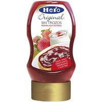 Mermelada bocabajo de fresa sin trozos HERO, dosificador 350 g