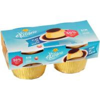 Flan de huevo sin azúcar REINA, pack 4x100 g