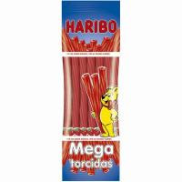 Mega torcidas fresa HARIBO, bolsa 200 g
