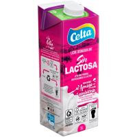 Leche sin lactosa desnatada CELTA, botella 1 litro