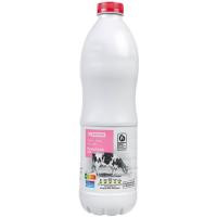 Leche desnatada EROSKI, botella 1,5 litros