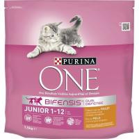 Alimento para gato junior PURINA ONE, saco 1,5 kg