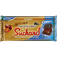 Turrón de chocolate con oreo SUCHARD, tableta 285 g