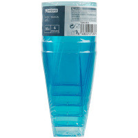 Vaso turquesa NV CORPORACION, pack 6 unid.