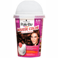 Tinte castaño rojizo N.6.68 PALETTE Mousse, caja 1 unid.
