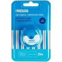 Cinta dental con cera EROSKI, rollo 25 m