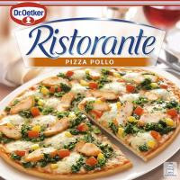 Pizza RISTORANTE de pollo DR. OETKER, caja 355 g