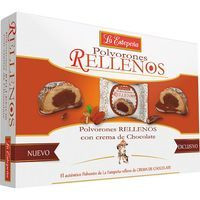Polvorón relleno de chocolate LA ESTEPEÑA, caja 265 g