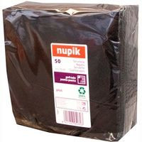 Servilletas negras 2 capas 33x33 NUPIK, paquete 50 uds.