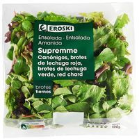 Ensalada de Brotes Supremme EROSKI, bolsa 100 g