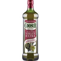 Aceite oliva virgen extra Arbequina COOSUR, botella 1 litro