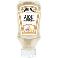 Salsa alioli HEINZ, bocabajo 220 g