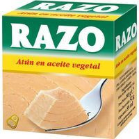 Atún en aceite Girasol RAZO, lata 80 g