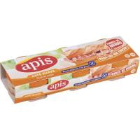 Paté suave de hígado APIS, pack 3x80 g