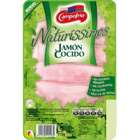 Jamón cocido CAMPOFRÍO Naturíssimo, lonchas, bandeja 100 g