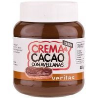 Crema de cacao con avellana VERITAS, frasco 400 g
