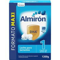 Leche de iniciación 1 ALMIRÓN, caja 1.200 g