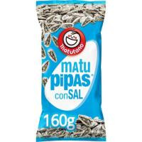 Pipas a la sal MATUTANO, bolsa 160 g