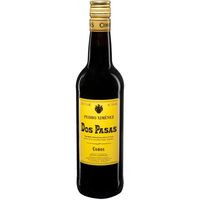 Vino Dulce P. Ximenez DOS PASAS, botella 75 cl