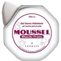 Gel de ducha crema MOUSSEL, bote 600 ml