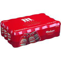 Cerveza MAHOU 5 Estrellas, pack lata 24x33 cl