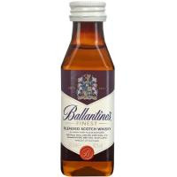 Whisky BALLANTINES, botella 50 cl