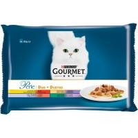 Duo de carne GOURMET Perle, pack 4x85 g