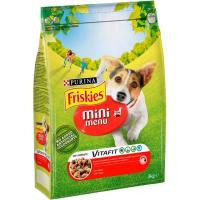 Mini Menú de buey razas pequeñas FRISKIES, saco 3 kg