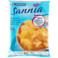 Patatas fritas menos grasa EROSKI Sannia, bolsa 150 g