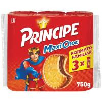 Galleta PRÍNCIPE MAXICHOC, pack 3x250 g