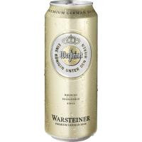 Cerveza WARSTEINER, lata 50 cl