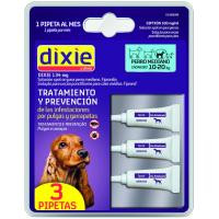 Pipeta fipronil para perro mediano 10-20 kg DIXIE, pack 4 uds