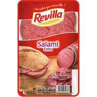 Salami extra REVILLA, bandeja 65 g