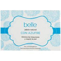 Jabón natural azufre belle, caja 125 g
