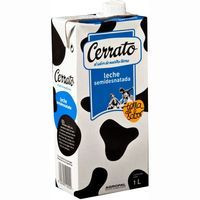 Leche Semidesnatada UHT CERRATO, brik 1 litro