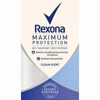 Desodorante en crema Clean Scent REXONA MAX PRO, spray 45 ml