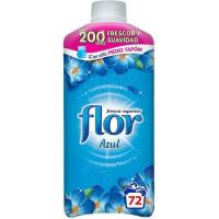 Suavizante concentrado azul FLOR, botella 78 dosis