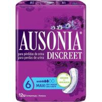 Compresa maxi AUSONIA DISCREET, paquete 12 uds